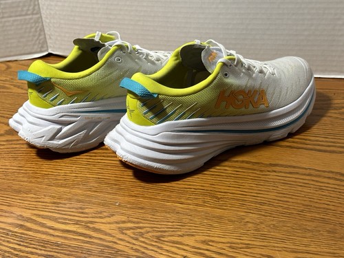 Hoka One One Bondi X Damen Laufschuhe Sneaker Schuhe Größe 10,5B weiß sehr schön! " - Bild 12 von 24
