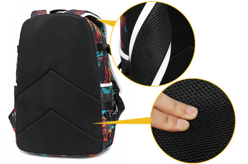 Splatoon 2 canvas backpack school bag USB Charge music laptop travel bag Mochila - 第 7/13 張圖片