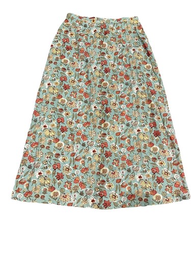 NWT Vtg Woolrich Cottagecore Grandmacore Prairie Floral Button Front Skirt Set M - Picture 10 of 11