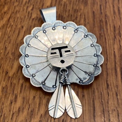 アクセサリー Navajo/Silver Vintage Sun Flame PD 45860316-615b-5f7c-86ee-