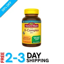 Daily Super B Complex with Vitamin C, 8 Essential B Vitamins - 140-Day Supply