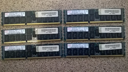 IBM Power 750 (8233-E8B) 96GB DDR3 PC3-8500R FRU 77P8633 - Picture 4 of 4