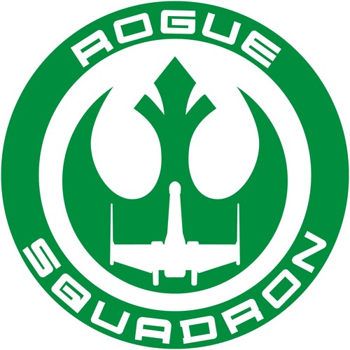Star Wars Rogue Squadron 4" Vinyl Decal Car Window Sticker - Picture 11 of 26