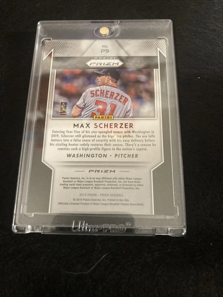 2019 Panini Prizm - Profiles #P9 Max Scherzer - Image 2 of 3