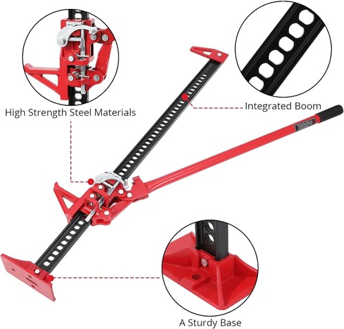 48" Off Road Farm Jack Hoist 3.2 Ton Lift Tractor Vehicle's Winch With Fastener - Picture 5 of 6