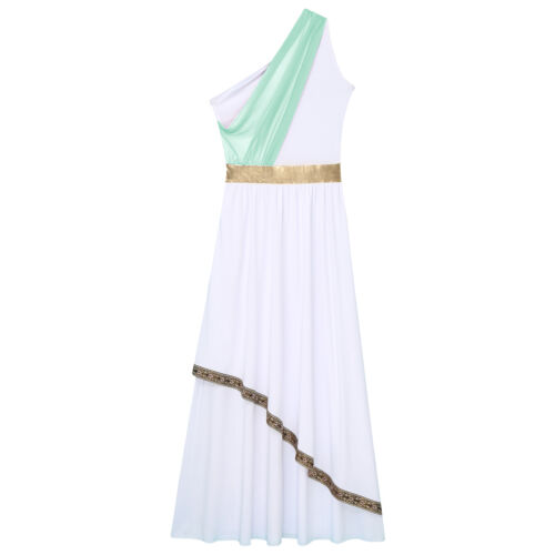 DE Damen Griechische Göttin Kostüm Römische Kleid Griechin Römerin Toga Kostüm - Bild 52 von 62