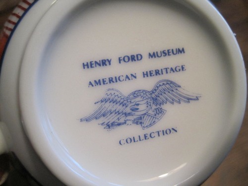 Henry Ford Museum ~AMERICAN HERITAGE COLLECTION -ONE TEACUP-DEARBORN MICHIGAN - Picture 2 of 3