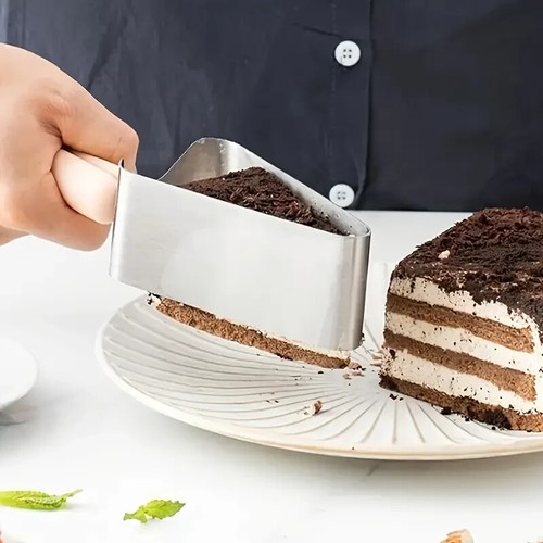 Stainless Steel Cake Slicer & Cutter – Perfect for Cakes & More - Picture 3 of 4
