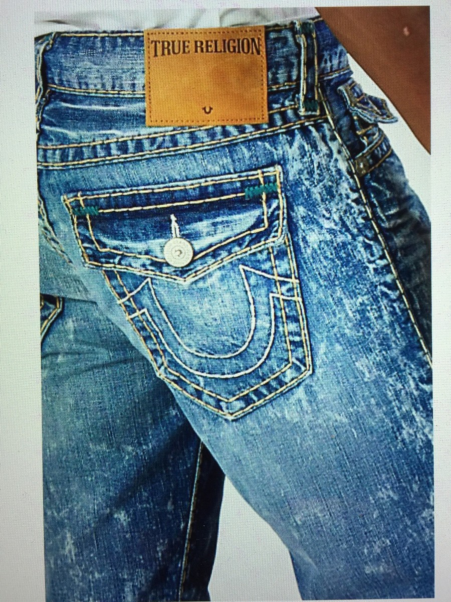 TRUE RELIGION RICKY SUPER T MEN JEAN CJKL ARTIST LAB