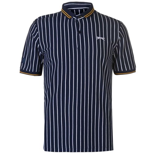Manica 125853 Maglia Uomo Shirt white Navy Polo Slazenger Corta qSAInOwA