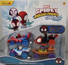 MARVEL Spidey and His Amazing Friends Amazing Metals 4 Pack NEW Waterwebs Disney