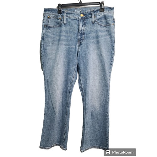J. Crew Demi Boot Crop Jean Light Blue Size 33 - Picture 3 of 6