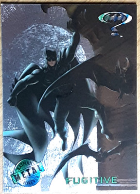 1995 Batman Forever Silver Flasher Card 43 FUGITIVE.