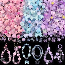 180-240PCS TINKRSTUFF Assorted 1-1.5 inches, 3 Color Series-Pink Blue Purple