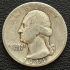 1944 P Washington Silver Quarter 90% SILVER