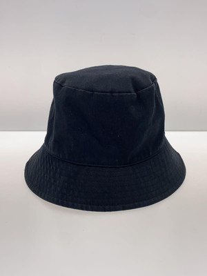 CELINE バケットハット sizeL CELINE HAT 22SS LOGO BUCKET L COTTON BLACK MENS 2AU5B968P