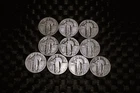 Lot of 10 90% Silver Standing Liberty Quarter Coins 1925-1930 Dated MP03