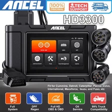 ANCEL HD3300 PRO HDOBD Scanner Diesel Truck Diagnostic Tool DPF Regen All-System