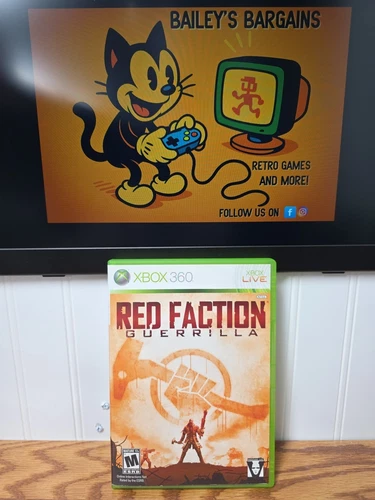Red Faction: Guerrilla (Microsoft Xbox 360, 2009) Complete w/ Manual CIB