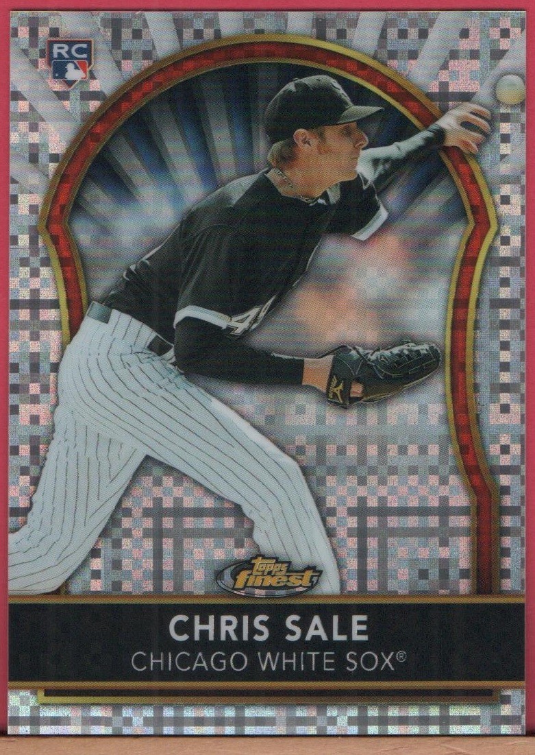 2011 Topps Finest XFRACTOR - CHRIS SALE /299 Rookie Card #80 X-FRACTOR Refractor