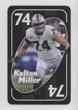 2024 Uno Fandom NFL Las Vegas Raiders Black Kolton Miller #74
