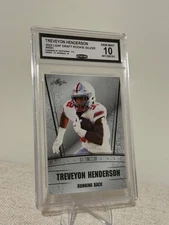 TREVEYON HENDERSON 2024 LEAF SILVER EDITION ROOKIE CARD #RS-81 - CCG GEM-MT 10