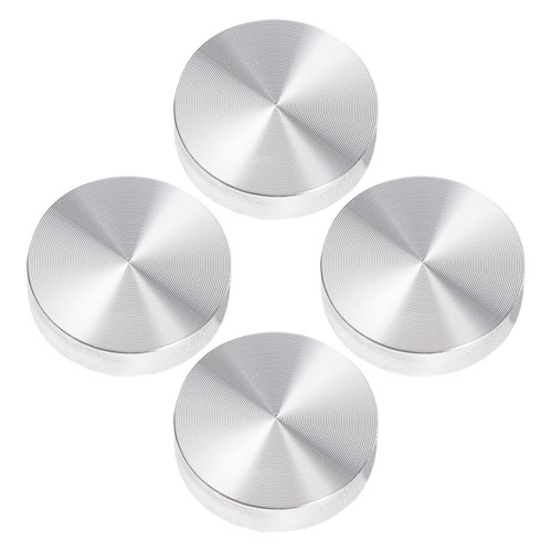 4 Pcs Glass Table Top Anti Pads Metal Disc Adapter for Coffee - Picture 4 of 12