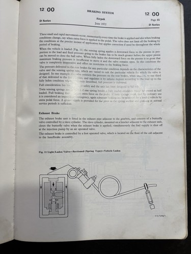 Ford D Series Lorry Shop Manual Volume 1 - Picture 4 of 5