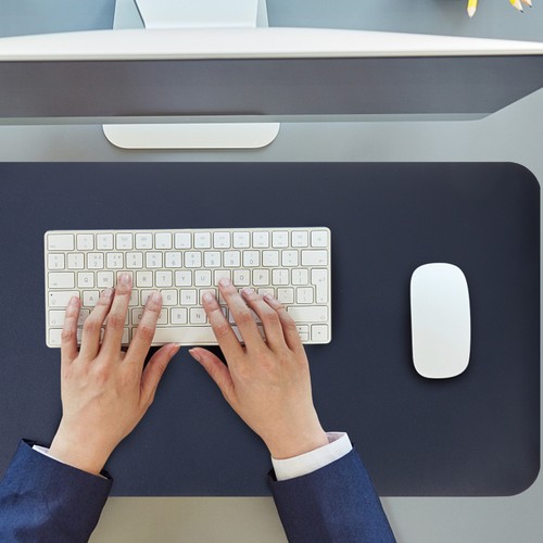 Large Keyboard Mat Nonslip Mouse Mat Keyboard Mouse Cushion Desk Keyboard Mat - Afbeelding 6 van 12