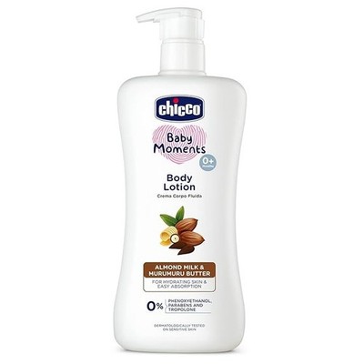 Chicco Baby Moments Body Lotion for Babies, 500ml  Almond Milk & Murumuru Butter