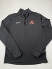 Nike Arizona Diamondbacks Jacket Mens Medium Black 1/4 Zip Dri-Fit Pullover Mlb