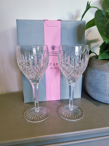 Stuart Kristall Weingläser X2 geschliffenes Glas Shaftesbury, verpackt, 6 Posten verfügbar 