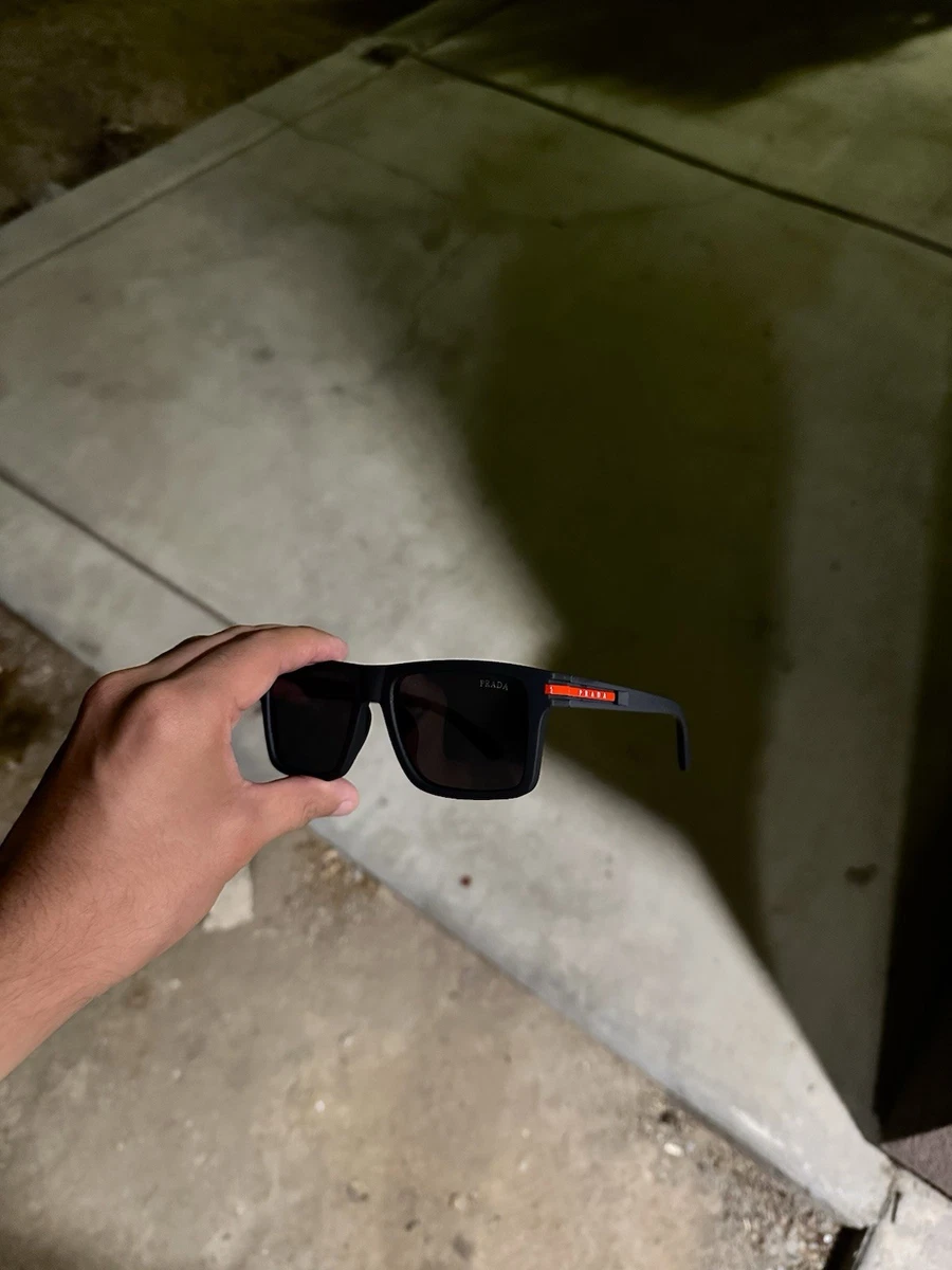 PRADA Black Black Sunglasses for Men for sale | eBay
