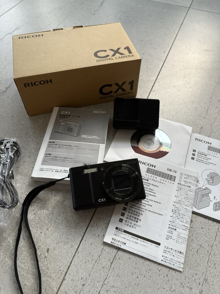 RICOH リコー CX CX1 BLACK、箱、同梱品あり Amazon | RICOH デジタルカメラ CX1 ブラック CX1BK