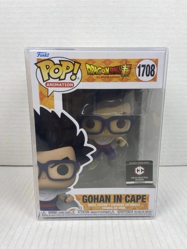 Funko Pop Gohan in Cape #1708 Dragon Ball Z CC Exclusive w/ Protector