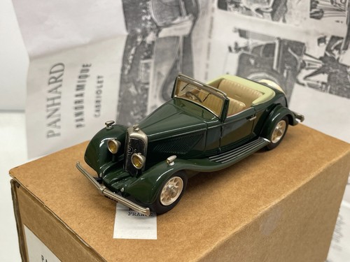 EPOKIT 65 PANHARD PANORAMIQUE CABRIOLET 1934 -GREEN 1:43 rare- BUILT KIT IN BOX - Bild 3 von 11
