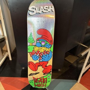 DEATHWISH Skateboard Deck SLASH Smurf 8.25inch Unused Imported from Japan