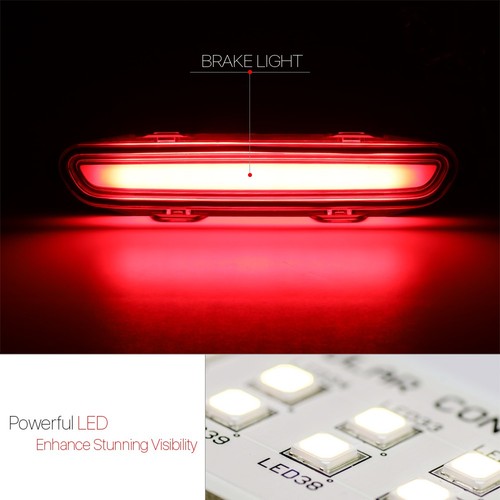 Fits 2006-2010 Dodge Charger Red Lens {LED BAR} Rear Third 3rd Brake Light Lamp - Bild 3 von 4