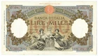 1000 LIRE CAPRANESI REPUBBLICHE MARINARE REGINE FASCIO ROMA 16/07/1940 BB/BB+