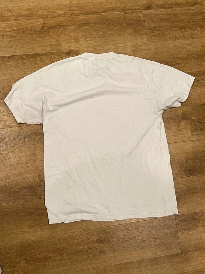 Camiseta GX1000 Para Hombre Talla Grande Bomb Hills Blanco Algodón Monopatín SF Thrashed Foto 4 de 4