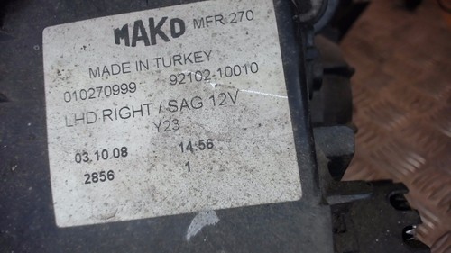 Scheinwerfer mit Blinker komplett R Hyundai Matrix 1.6 FC 2008-2010 - Bild 9 von 9