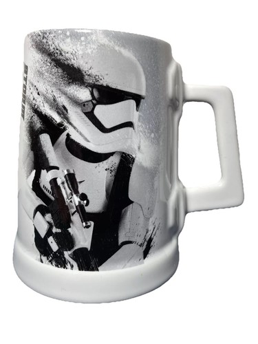Disney Store Star Wars White and Black Storm Troopers Mug Coffee Hot Cocoa Tea