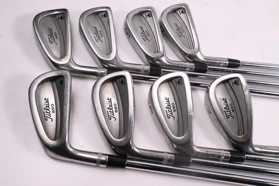 Left Hand Titleist DCI 990 Irons / 3-PW / X-Flex Precision Rifle Shafts - Image 2 of 4