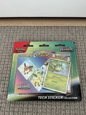 Pokémon Scarlet & Violet Prismatic Evolutions Tech Sticker Collection Leafeon