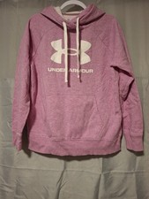Under Armour UA RIVAL FLEECE LOGO HOODIE Womens Size M Loose