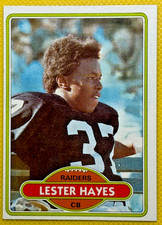Lester Hayes #125 [Rookie Card] 1980 Topps NFL - Raiders. rookie card picture