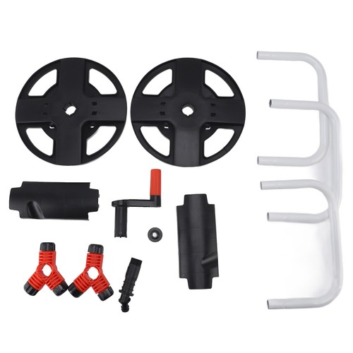 (Black)Garden Hose Reel Cart ABS Portable Water Hose Holder Hose Reel AU - Picture 7 of 12