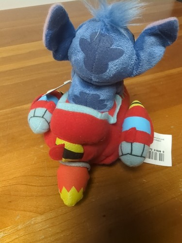 Disney Store Lilo And Stitch Mini Spacecraft Plush Spaceship Pull String Works - Picture 11 of 22
