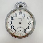 Antique Illinois Watch Co. Grade 99 18s 11-Jewel Lever-Set Nickel Pocket Watch