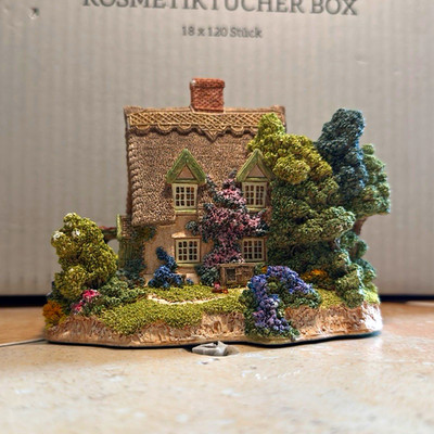 Lilliput Lane Cotman Cottage Figur/Modellhaus 1993 Anniversary, Harz handbemalt